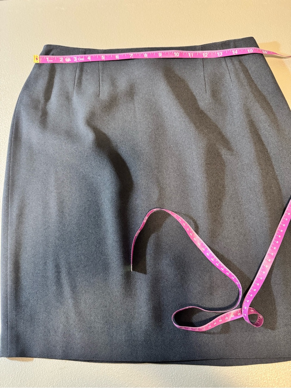 Ellen Tracy Linda Allard Dark Gray Pencil Skirt Size 10 - Picture 13 of 16